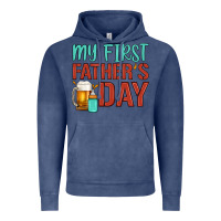 Vintage Denim my first father's day Vintage Hoodie - Artiststas
