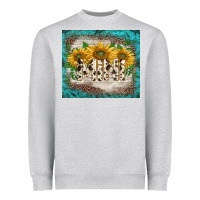 Heather Grey western mother's day mini tumbler Heavyweight Sweatshirt - BarkalooDesign