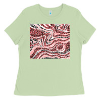 Matcha pinky leopard and cowhide valentine's day Ladies Tee - RanaPortraitStore