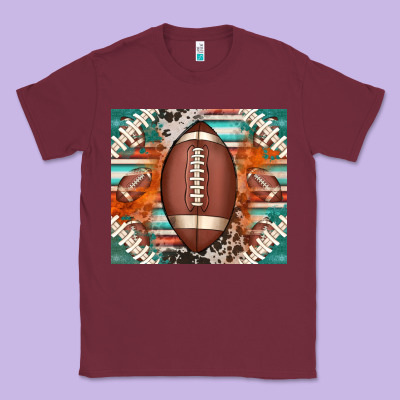 American Football Serape Glittertumbler Classic Tee Designed By Jasminsmagicworld