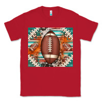 Red american football serape glittertumbler Classic Tee - Jasminsmagicworld