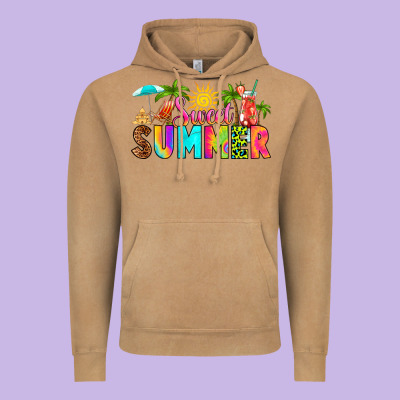 Sweet Summer Vintage Hoodie Designed By Ranaportraitstore