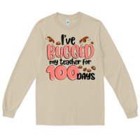 Mushroom i have bugged my teacher for 100 days Long Sleeve Tee - MaliasSmallBusiness