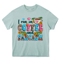 Arona i run on coffee and sarcasm Heavy Core Tee - Zillion Design Studio
