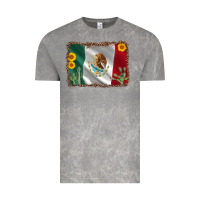 Cloud Rock mexico flag sunflower cactus Vintage Tee - AdoDesignShop