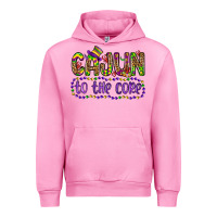 Fuchsia Pink cajun to the core Urban Hoodie - OliviaCreatesArt
