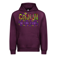 Mauve Wine cajun to the core Urban Hoodie - OliviaCreatesArt
