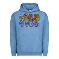 Pigment Pebble Blue cajun to the core Urban Hoodie - OliviaCreatesArt