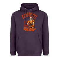 Plum American Football Heavyweight Hoodie - Bettercallsaul