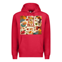 Cardinal Hello Fall Premium Hoodie - texasbilliewilder