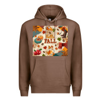 Chestnut Hello Fall Premium Hoodie - texasbilliewilder