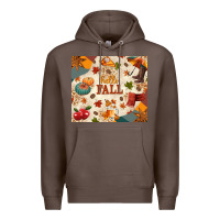 Coffee Hello Fall Premium Hoodie - texasbilliewilder