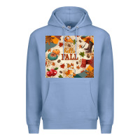 Colony Blue Hello Fall Premium Hoodie - texasbilliewilder