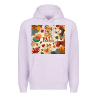 Lilac Hello Fall Premium Hoodie - texasbilliewilder
