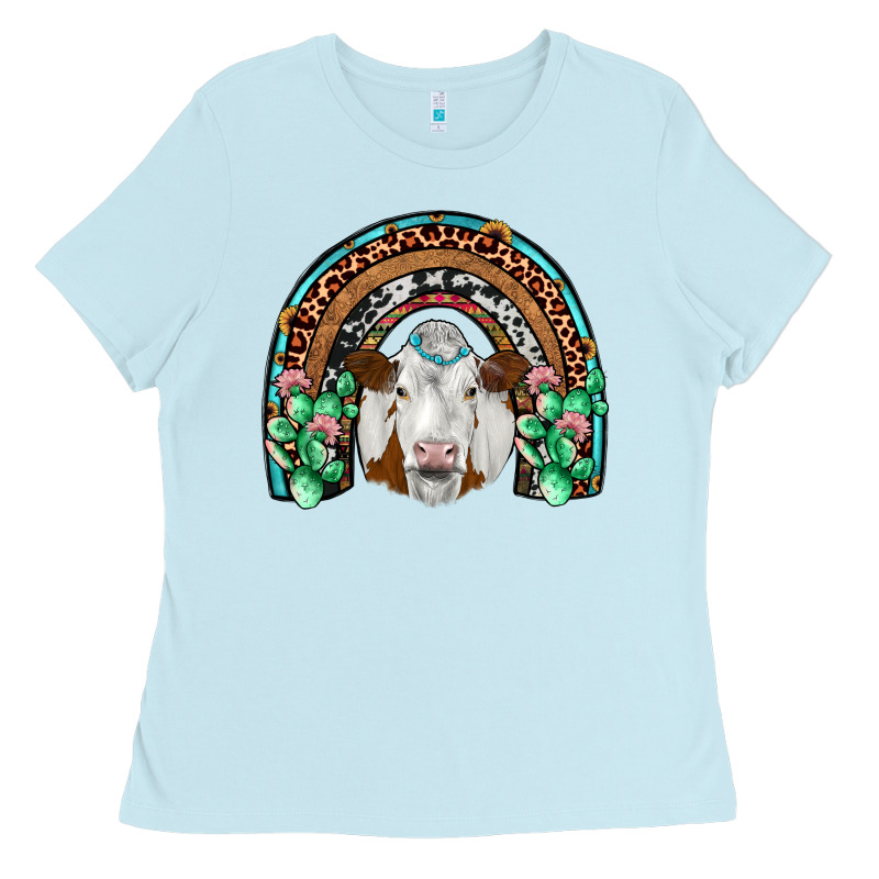 Simmental  Rainbow Ladies Tee by JahusDesignShop | Teevron