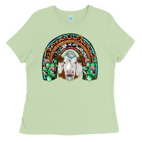 Matcha simmental  rainbow Ladies Tee - JahusDesignShop