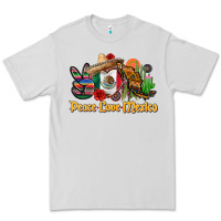 Dove Grey peace love mexico Premium Tee - CTS Tumbler Store