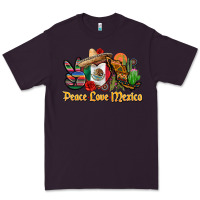 Plum peace love mexico Premium Tee - CTS Tumbler Store