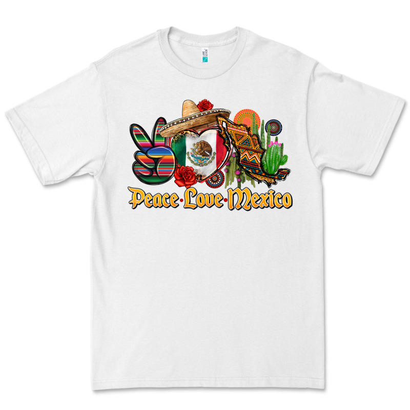 Peace Love Mexico Premium Tee by CTS Tumbler Store | Teevron
