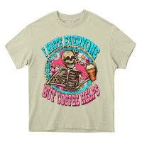 Mossy i hate everyone but coffee helps Heavy Core Tee - Zillion Design Studio