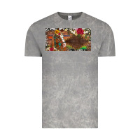 Cloud Rock western turquoise gemstone horse cowhide leopard floral background lic Vintage Tee - Artiststas