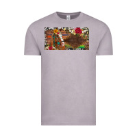 Vintage Zinc western turquoise gemstone horse cowhide leopard floral background lic Vintage Tee - Artiststas