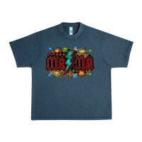 Midnight Navy lightning bolt mama christmas Urban Heavy Tee - Jasminsmagicworld