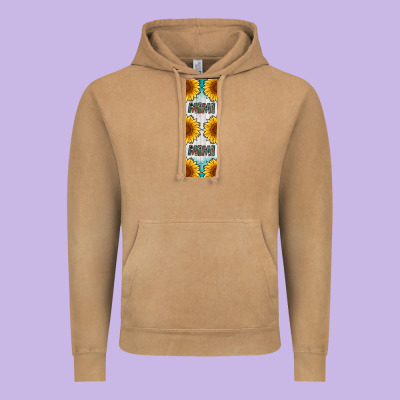 Mimi Sunflower Leopard  Pen Wrap Vintage Hoodie Designed By Artiststas