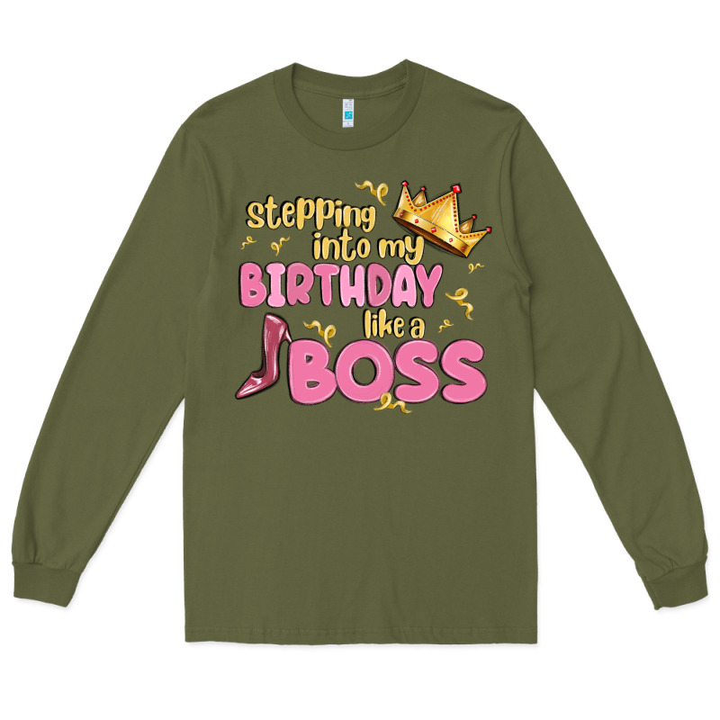 Birthday Boss Long Sleeve Tee by MaliasSmallBusiness | Teevron