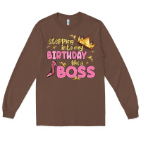 Chestnut birthday boss Long Sleeve Tee - MaliasSmallBusiness