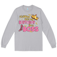 Moon Dust birthday boss Long Sleeve Tee - MaliasSmallBusiness