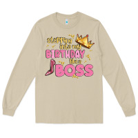 Mushroom birthday boss Long Sleeve Tee - MaliasSmallBusiness