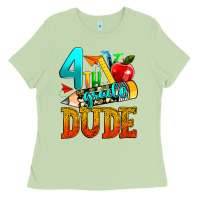 Matcha 4th grade dude Ladies Tee - texasbilliewilder