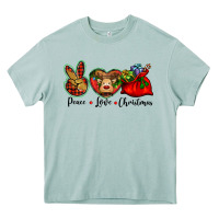 Arona peace love Christmas Heavy Core Tee - BarkalooDesign