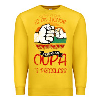 Lemon Being A Dad Is An Honor Being Papa Is Priceless Premium Sweatshirt - Bettercallsaul