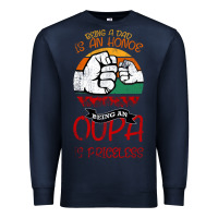 Navy Being A Dad Is An Honor Being Papa Is Priceless Premium Sweatshirt - Bettercallsaul