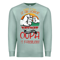 Seafoam Being A Dad Is An Honor Being Papa Is Priceless Premium Sweatshirt - Bettercallsaul