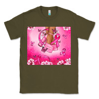 Army Green Breast Cancer diva Classic Tee - NancyCooperArtShop