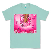 Seafoam Breast Cancer diva Classic Tee - NancyCooperArtShop