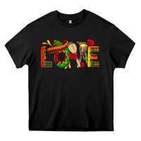 Black Mexico Love Heavy Core Tee - texasbilliewilder