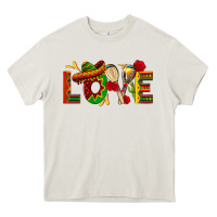 Cream Mexico Love Heavy Core Tee - texasbilliewilder
