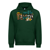 Forest Green can't be tamed bull skull Urban Hoodie - OliviaCreatesArt