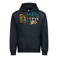 Navy can't be tamed bull skull Urban Hoodie - OliviaCreatesArt