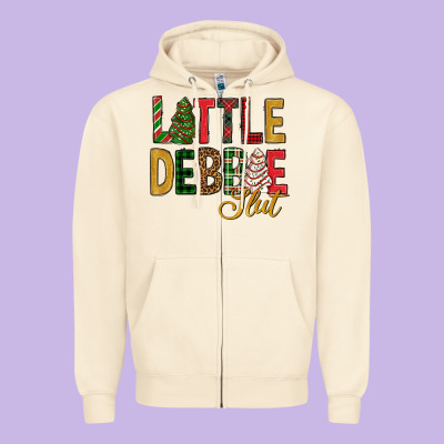 Little Debbie Slut Bbs Zipper Hoodie Designed By Bundleandbundleshop