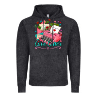 Vintage Black love letter with typewriter Vintage Hoodie - AdoDesignShop