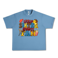 Pebble Blue little sister biggest fan softball Urban Heavy Tee - AdoDesignShop