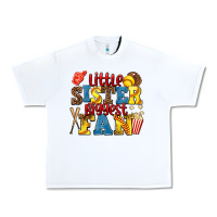 White little sister biggest fan softball Urban Heavy Tee - AdoDesignShop