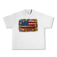 Lunar Rock christmas american flag background Urban Heavy Tee - Jasminsmagicworld
