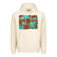 Tofu Serape and Leopard Background Premium Hoodie - texasbilliewilder