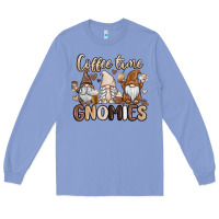 Colony Blue coffee time gnomies Long Sleeve Tee - MaliasSmallBusiness